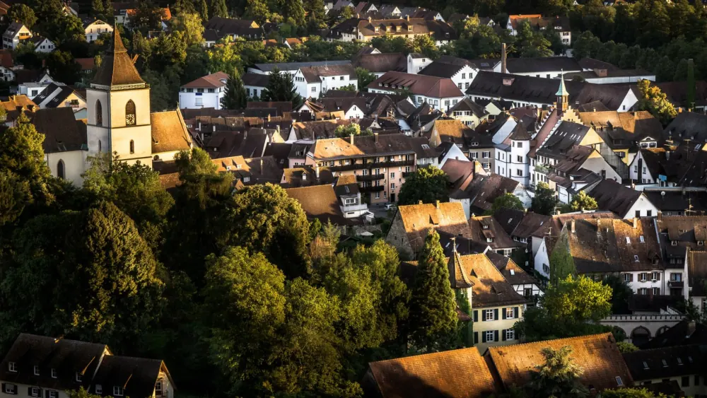 Altstadt von Staufen in der Nähe